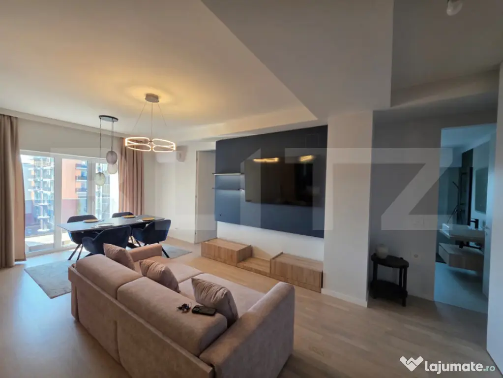 Apartament premium cu 2 camere, prima inchiriere ,Bucegi Res