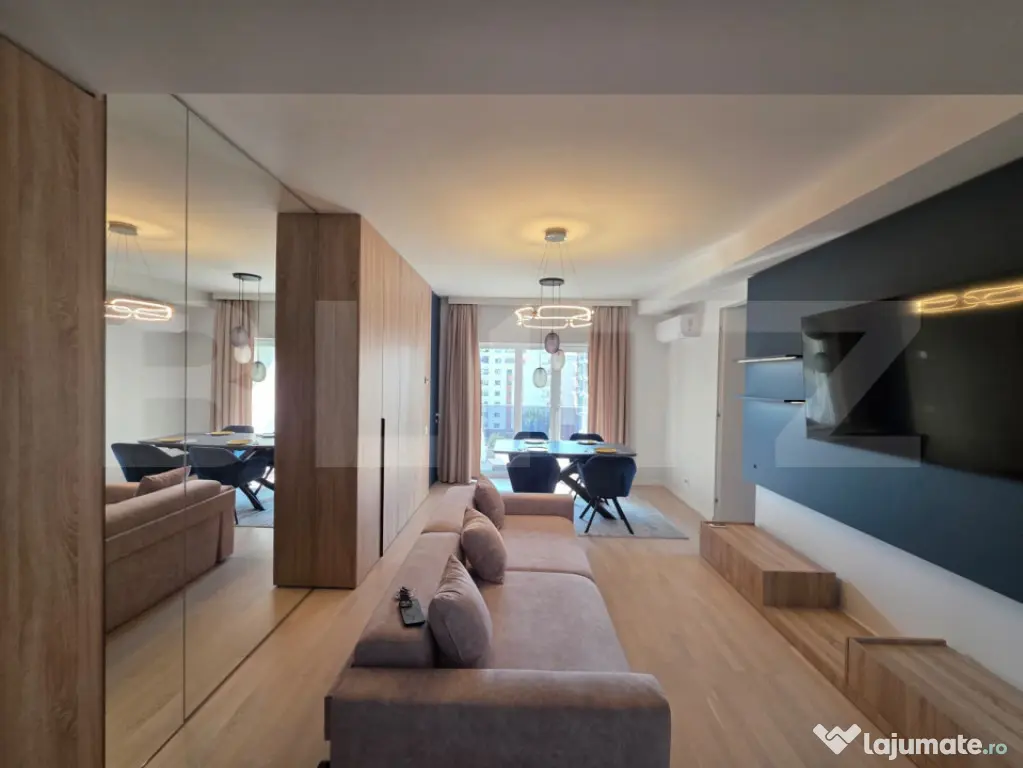 Apartament premium cu 2 camere, prima inchiriere ,Bucegi Res