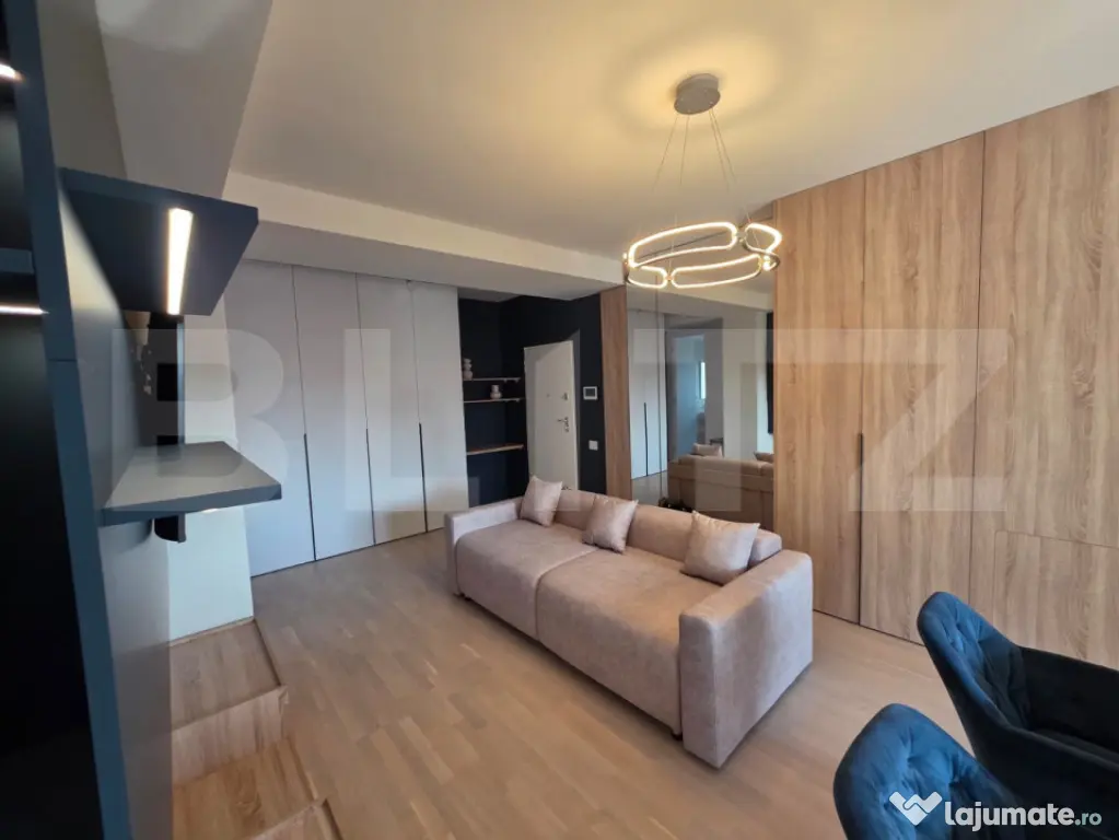 Apartament premium cu 2 camere, prima inchiriere ,Bucegi Res