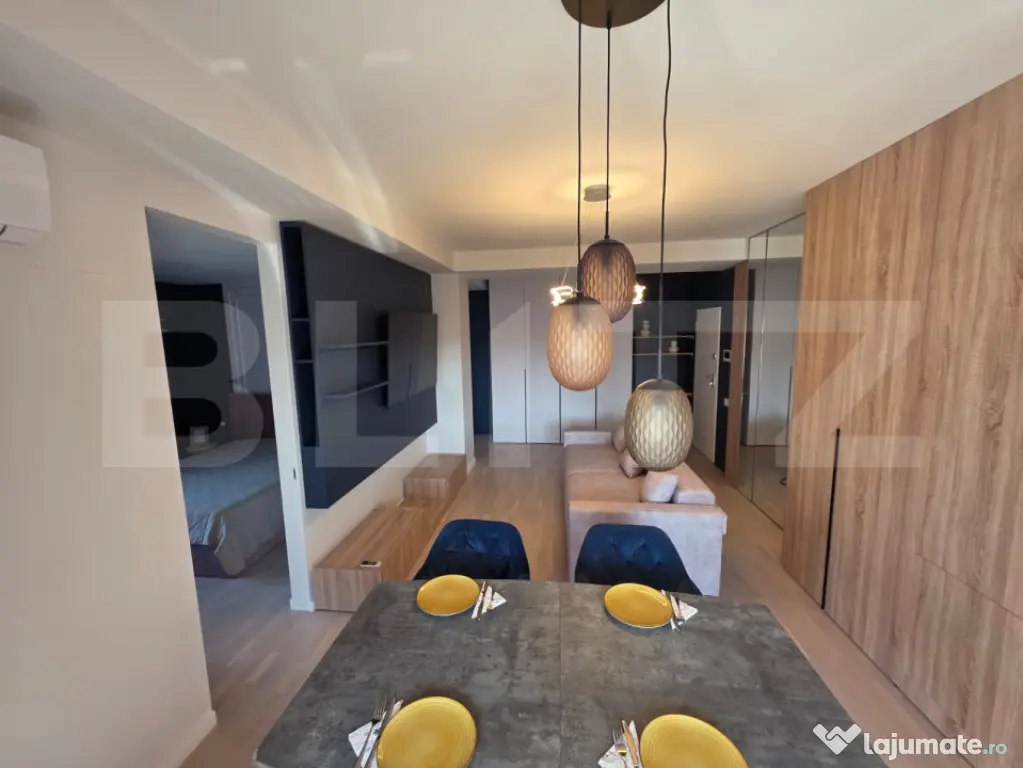 Apartament premium cu 2 camere, prima inchiriere ,Bucegi Res