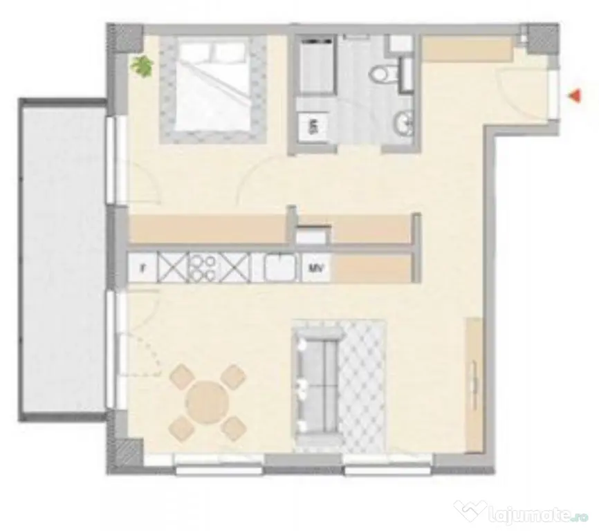 Apartament 2 camere, 56mp, Liberty Residential!