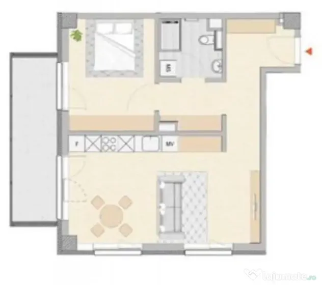 Apartament 2 camere, 56mp, Liberty Residential!