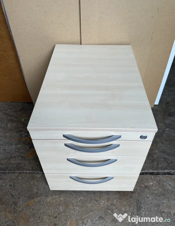 Stoc 100 buc Rollbox Profesional cu 4 sertare metalice SteelCase si rotile