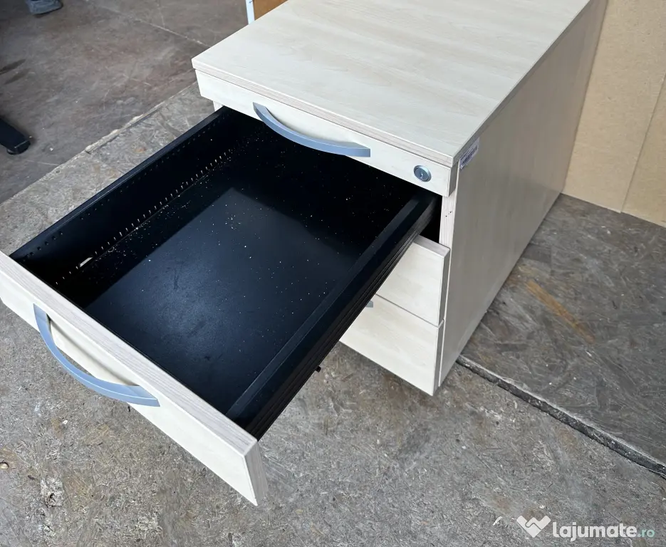 Stoc 100 buc Rollbox Profesional cu 4 sertare metalice SteelCase si rotile