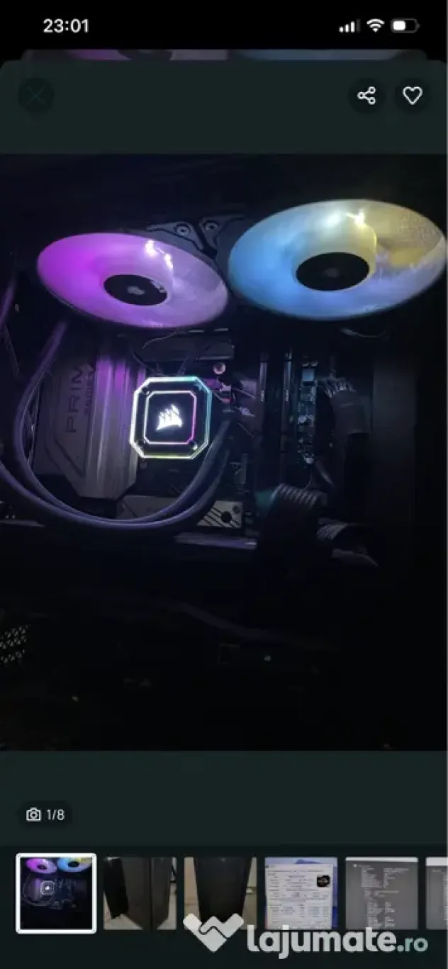 PC gaming/work station Ryzen9, 32GB DDR5, X670P, 1TB stocare