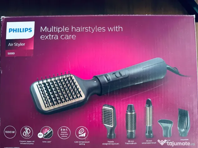 Perie de Par Philips Air Styler 5000 in Cutie ca Noua