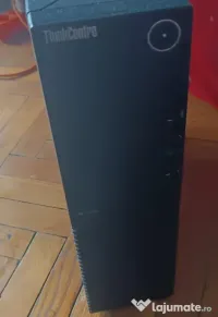 Vând Calculator miniaturizat Lenovo Think Centre ca nou+ecran/monitor! 