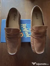 Mocasuni barbati, fin piele, noi , Richfield