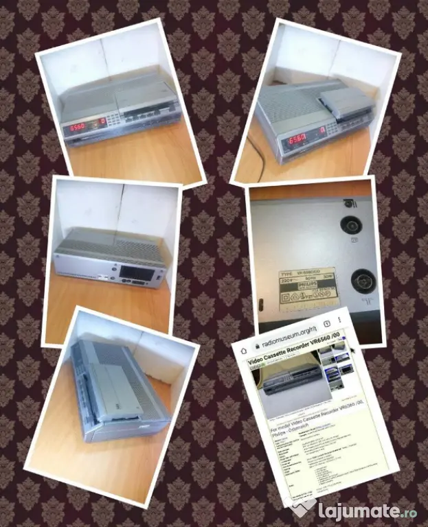 Videorecorder anii 80 RARITATE Philips VR 6560 unicat in romania