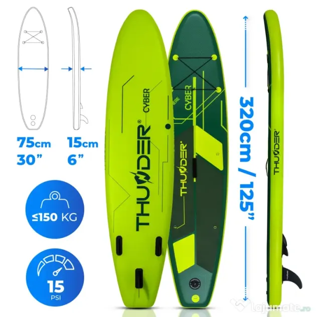 Placa SUP Gonflabila CYBER 320cm - Noua in Cutie!