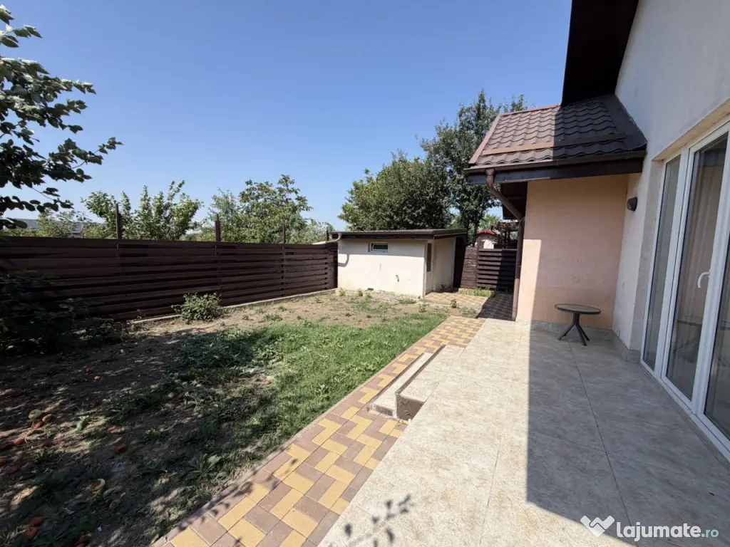 Domnești, casa pe parter, 400mp, 117mp utili, 3 camere, mob