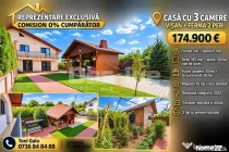 Comision 0% | Casă 3 camere 120 mp cu beci și foișor