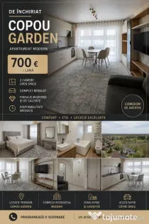 Confortul întâlnește eleganța în Copou Garden! apartament 2 cam
