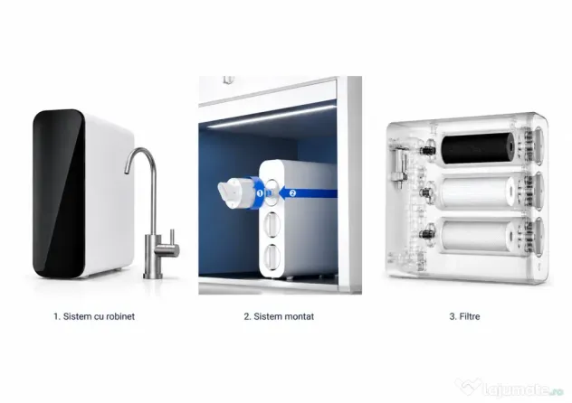CREAwater Sistem de Ultrafiltrare Apa de Baut montat sub chiuveta import Italia