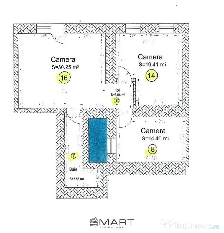 Apartament 3 camere Sub Arini