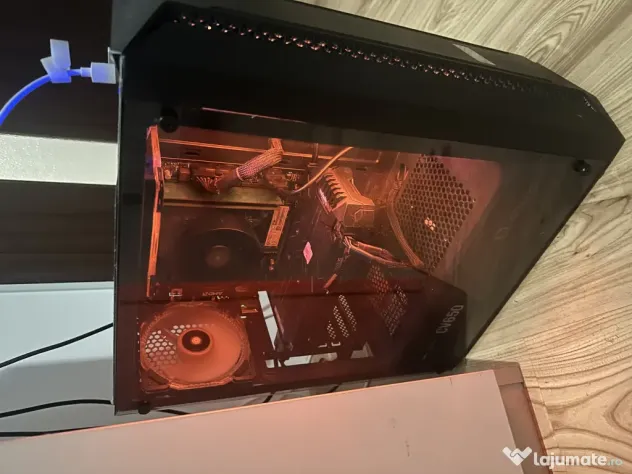 PC Gaming / Office Ryzen 7 5700G + GTX 1050 + 2 Monitoare 75Hz