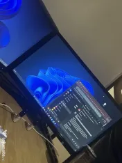 PC Gaming / Office Ryzen 7 5700G + GTX 1050 + 2 Monitoare 75Hz 