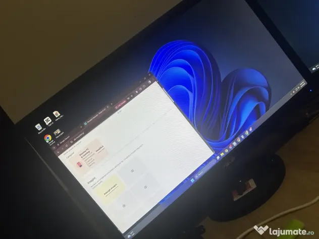 PC Gaming / Office Ryzen 7 5700G + GTX 1050 + 2 Monitoare 75Hz