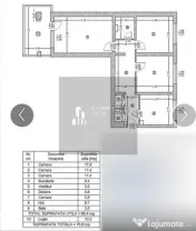 Apartament 3 camere renovat | Centrală proprie | Mega Ma... 