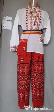 Costum popular pentru copii 8-9-1-11-12-13 ani, 215 lei 