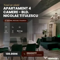 Apartament 4 camere - Bld. Nicolae Titulescu