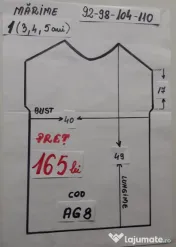 Costum Ardei gras rosu pentru copii 3-4-5-6-7 ani ,165 RON 