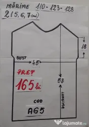 Costum Ardei gras rosu pentru copii 3-4-5-6-7 ani ,165 RON 