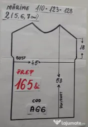 Costum Ardei gras rosu pentru copii 3-4-5-6-7 ani ,165 RON 