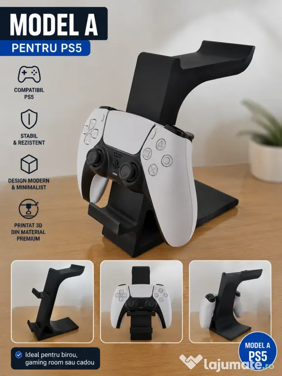 Suport controller PS4 / PS5 – modele 3D printate