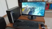 PC Desktop complet + Monitor AOC 24” + Tastatură + Mouse 