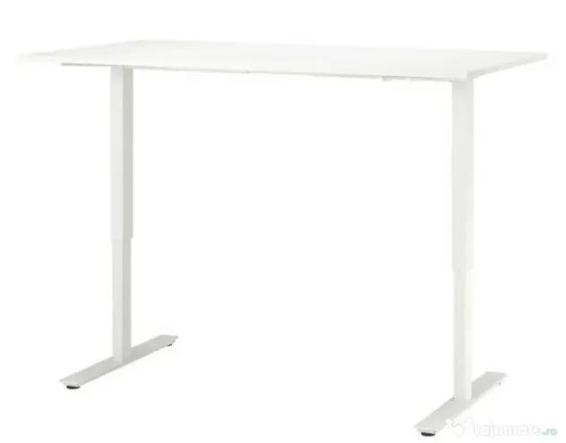 Birou cu inaltime reglabila IKEA 160x80 + CADOU lampa de birou