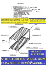 containere , casute modulare 6000x3000 si 6000x2430