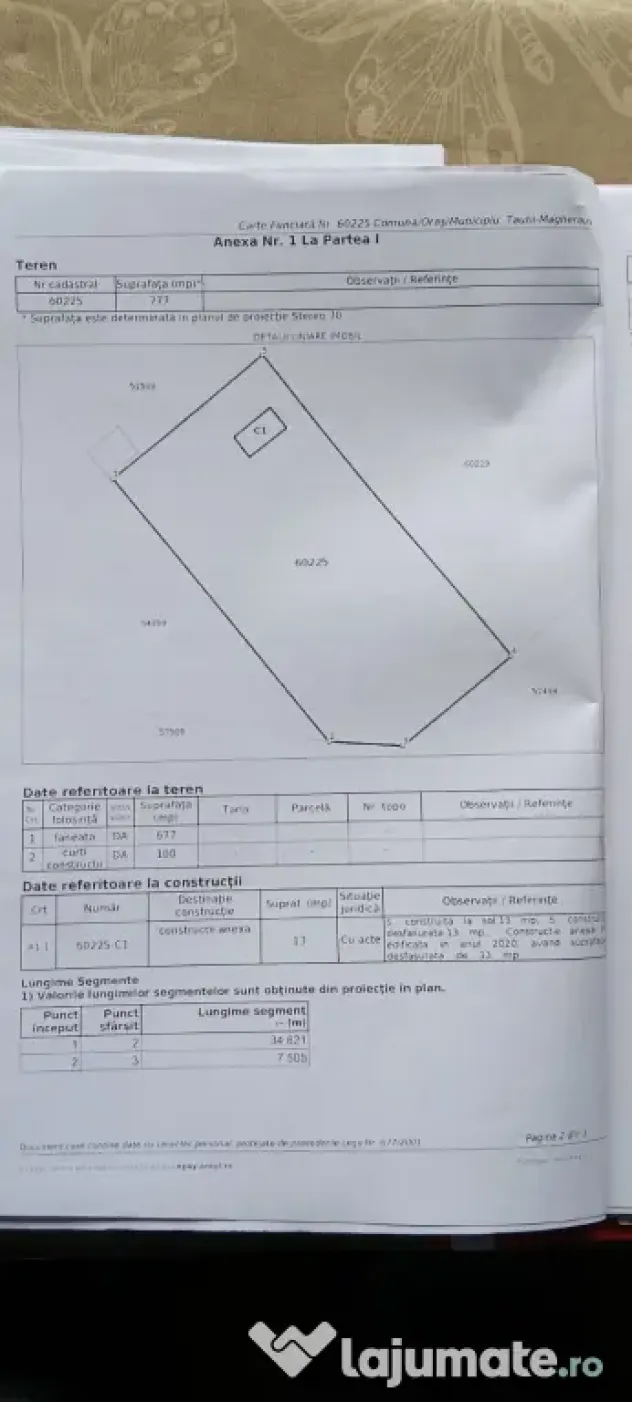 Teren locatie superba in Tautii-Magherausi 777mp