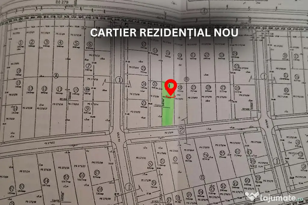 Teren intravilan 775 mp Călugăreni, Arad - asfalt, utilități, 7 min. de Arad și A1