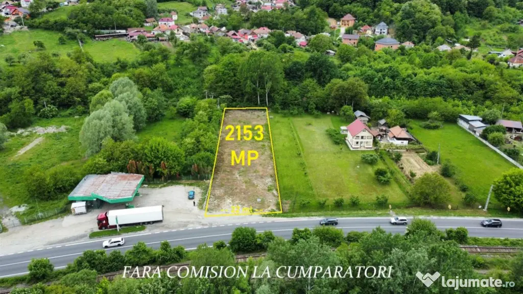 TEREN 2153 MP BUJORENI - DESCHIDERE LA DN7 - Bujoreni (Valcea)
