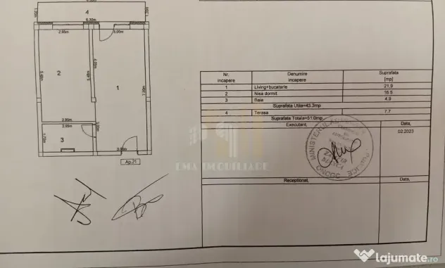 Apartament tip Studio Subcetate City 1 Sanpetru Bradov - Sanpetru (Brasov)