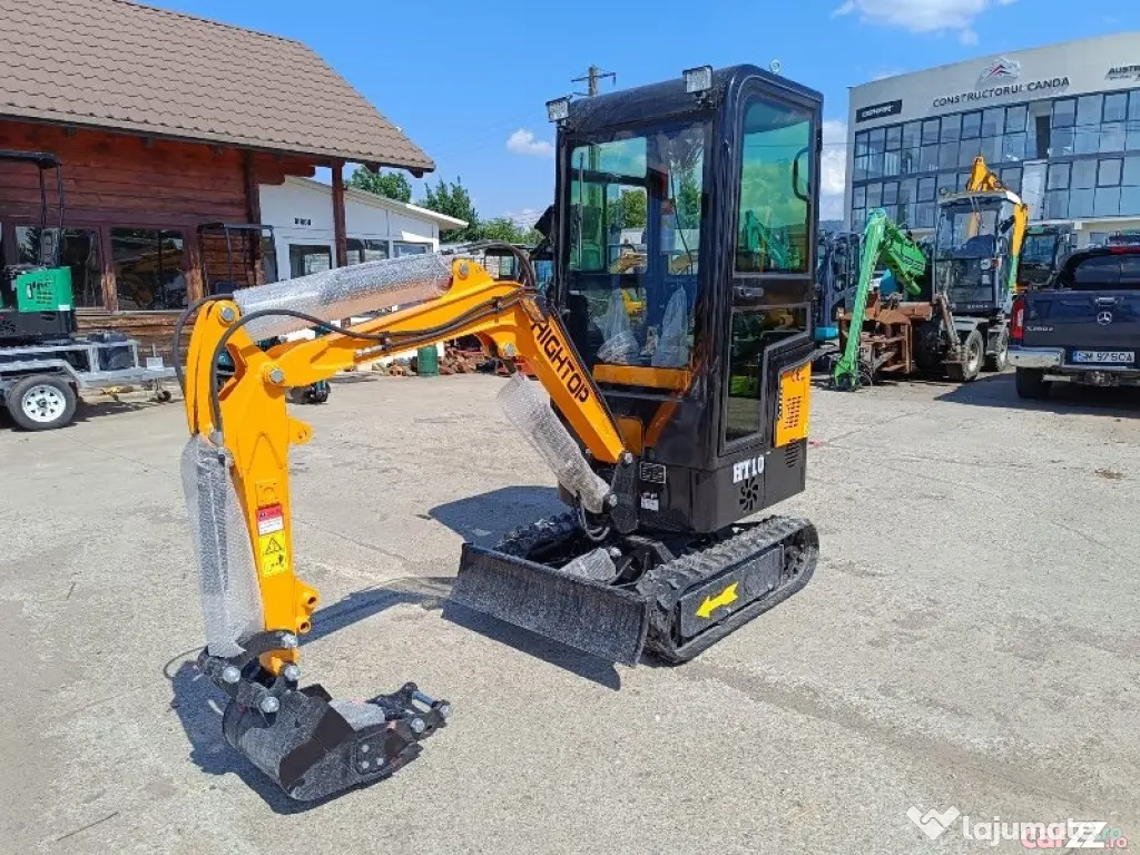 Mini excavator HighTop HT10, 1 tona, 2024 - Negresti Oas (Satu-Mare)
