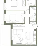 Apartament cu 3 camere 72.7 mp si terasa de 12.4 mp in Hexag