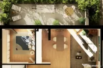 Apartament 2 CAM, SU 58.11MP 1 GRADINA, zona INTRE LACURI