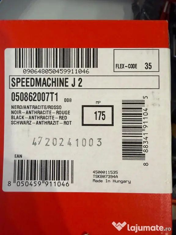 Clapari schi copii Nordica Speedmachine J2 - 17.5 - Flex 35
