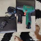 Bormasină Bosch easy drill cu 2 acumulatori
