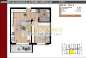 Metrou Berceni | Apartament 2 camere tip studio | 46 mp 