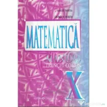 Manual pentru clasa a 10-a. Matematica Trunchi comun - Marius Burtea