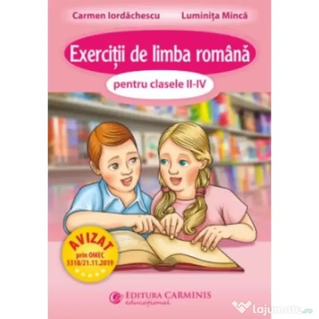 Exercitii de limba romana pentru clasele 2-4 - Carmen Iordachescu