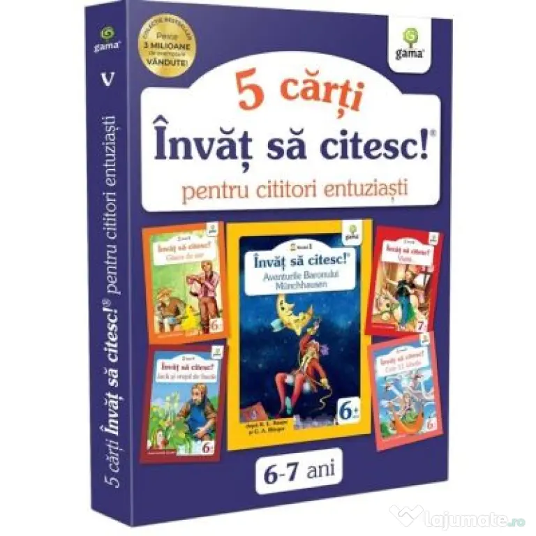 Invat sa citesc nivel 1 Pachet pentru cititori entuziasti 5