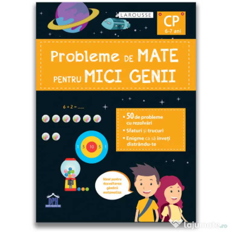 Probleme de mate pentru mici genii, clasa pregatitoare - Larousse