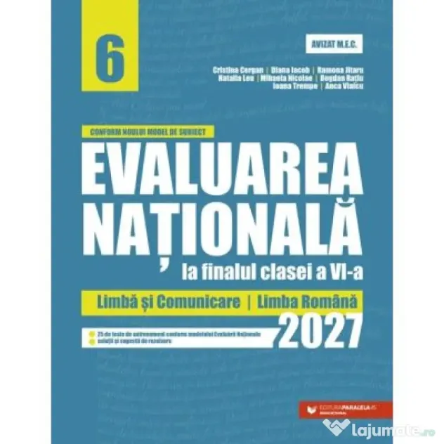 Evaluarea Nationala 2027 la finalul clasei a 6-a. Limba si comunicare, Limba romana - Bogdan Ratiu