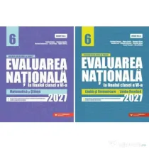 Pachet 2 carti Evaluarea Nationala 2027 clasa a 6-a: Matematica si Stiinte si Limba si comunicare, Limba romana - Bogdan Ratiu, Bogdan Antohe