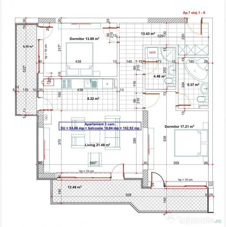 13 Septembrie | Top Residence | 3 Rooms | Double Balcony - Bucuresti (Bucuresti-Ilfov)