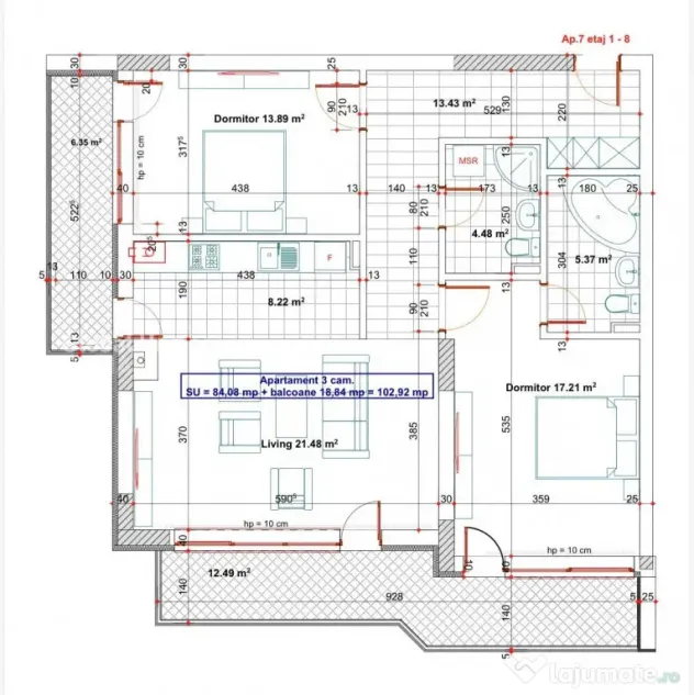 13 Septembrie | Top Residence | 3 Rooms | Double Balcony - Bucuresti (Bucuresti-Ilfov)